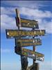 Uhuru Peak Sign at the Summit of Kilimanjaro